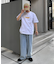 【Franklin Climbing】ユニセックスイエローロゴプリントTEE