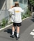 【Franklin Climbing】ユニセックスイエローロゴプリントTEE