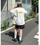 【Franklin Climbing】ユニセックスイエローロゴプリントTEE