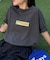 【Franklin Climbing】ユニセックスイエローロゴプリントTEE