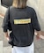 【Franklin Climbing】ユニセックスイエローロゴプリントTEE