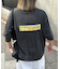 【Franklin Climbing】ユニセックスイエローロゴプリントTEE