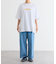【Franklin Climbing】ユニセックスイエローロゴプリントTEE