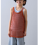 【KIDS】メッシュレイヤードリブタンクトップ