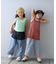 【KIDS】メッシュレイヤードリブタンクトップ