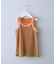 【KIDS】メッシュレイヤードリブタンクトップ