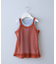 【KIDS】メッシュレイヤードリブタンクトップ