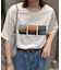 梨地アソートプリント半袖TEE