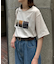 梨地アソートプリント半袖TEE