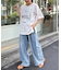梨地アソートプリント半袖TEE