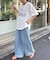 梨地アソートプリント半袖TEE