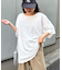 シアースラブワンポイント刺繍オーバー半袖Tee
