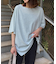 シアースラブワンポイント刺繍オーバー半袖Tee