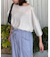 シアースラブワンポイント刺繍オーバー半袖Tee