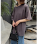 シアースラブワンポイント刺繍オーバー半袖Tee