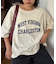 USAコットン切替プリントTee