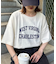 USAコットン切替プリントTee