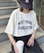 USAコットン切替プリントTee