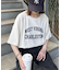 USAコットン切替プリントTee
