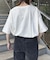 USAコットン切替プリントTee