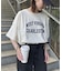 USAコットン切替プリントTee