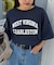 USAコットン切替プリントTee