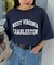 USAコットン切替プリントTee