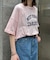 USAコットン切替プリントTee