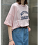 USAコットン切替プリントTee