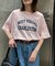 USAコットン切替プリントTee