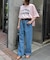 USAコットン切替プリントTee