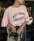 USAコットン切替プリントTee