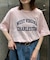 USAコットン切替プリントTee