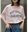USAコットン切替プリントTee