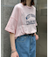USAコットン切替プリントTee
