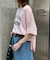 USAコットン切替プリントTee