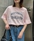 USAコットン切替プリントTee
