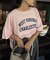 USAコットン切替プリントTee