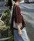 USAコットン切替プリントTee