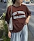 USAコットン切替プリントTee