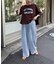 USAコットン切替プリントTee
