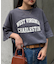 USAコットン切替プリントTee