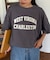 USAコットン切替プリントTee