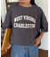 USAコットン切替プリントTee