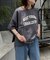 USAコットン切替プリントTee