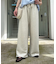 裏毛ワイドスウェットパンツ/イージーパンツ