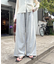 裏毛ワイドスウェットパンツ/イージーパンツ