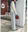 裏毛ワイドスウェットパンツ/イージーパンツ