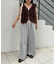 リボンフリンジZIPベスト