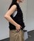 リボンフリンジZIPベスト